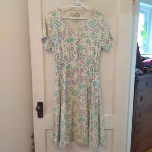 LL Bean floral dress